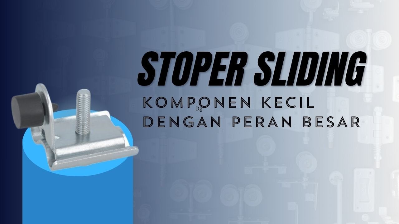 stoper pintu garasi sliding